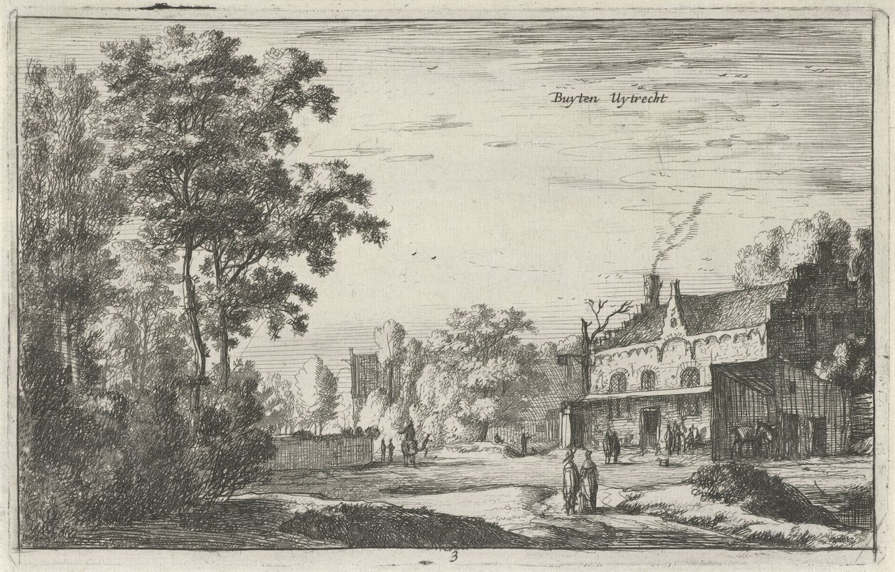 Veduta presso Utrecht da Roelant Roghman