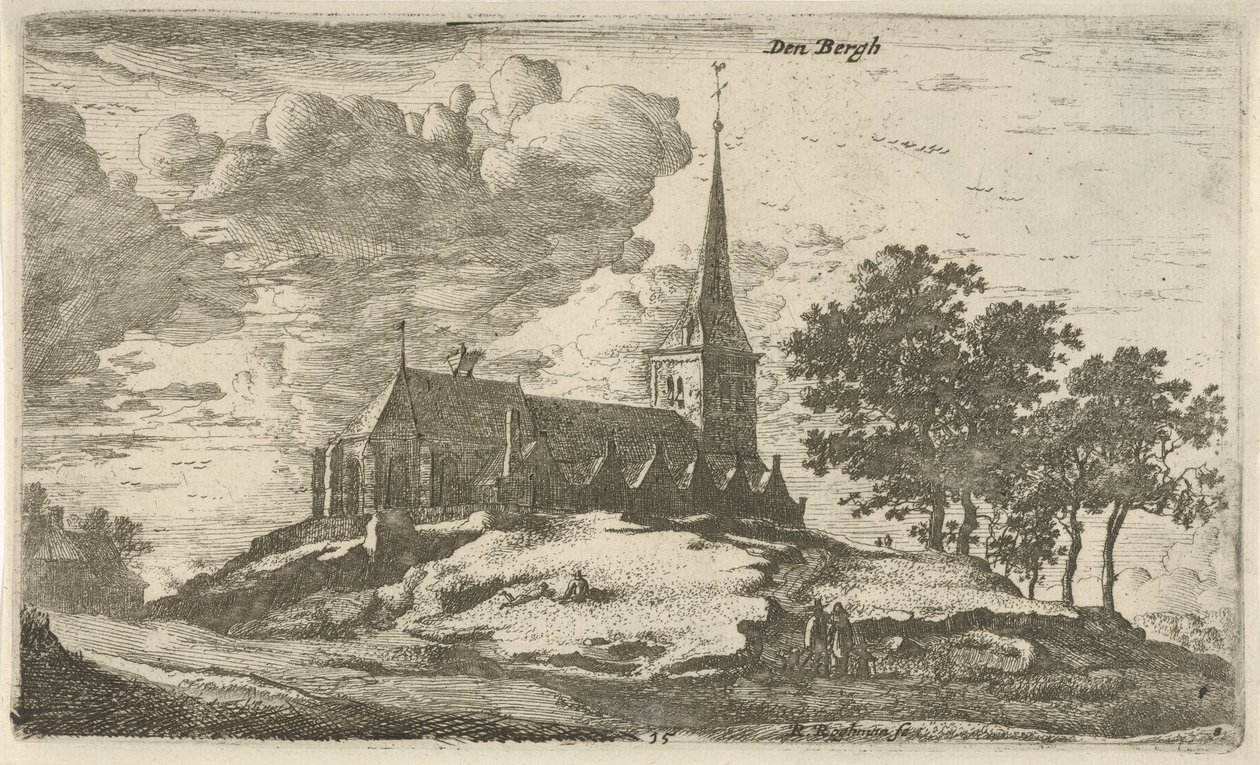 Chiesa a Nederhorst den Berg da Roelant Roghman