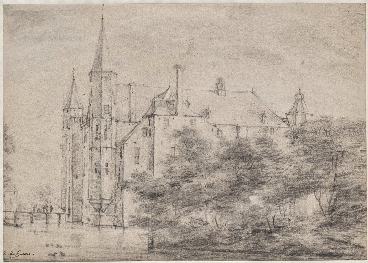 Castello di Zuylen vicino a Utrecht da Roelant Roghman