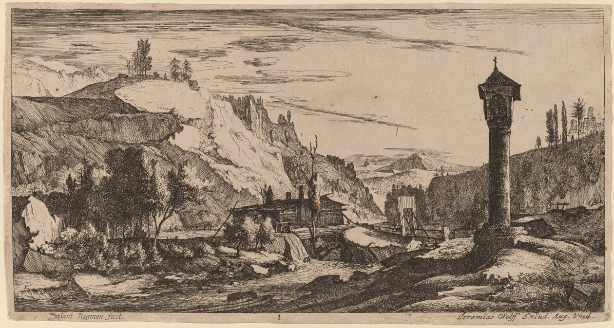 La Colonna: pl.1 da Roelant Roghman and Melchior Küsel
