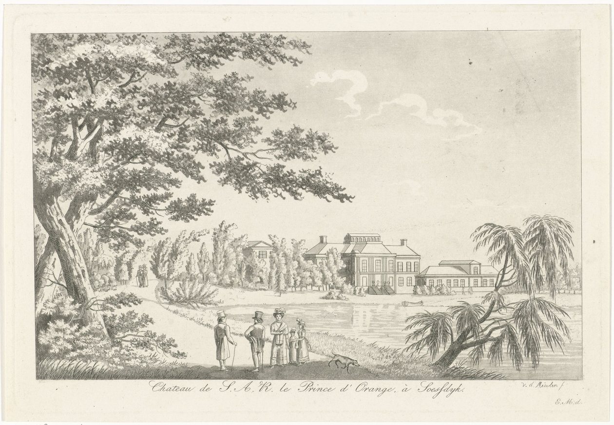 Veduta del Palazzo Soestdijk da Roelof van der Meulen