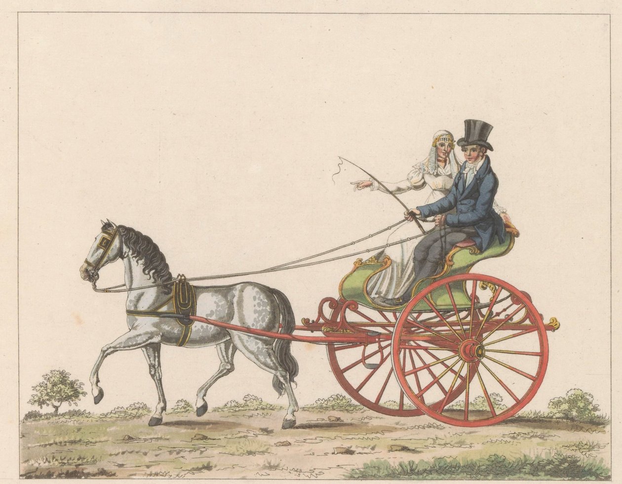 Carrozza olandese, ca. 1825 da Roelof van der Meulen