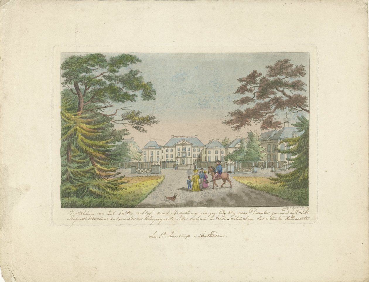 Palazzo Het Loo ad Apeldoorn da Roelof van der Meulen