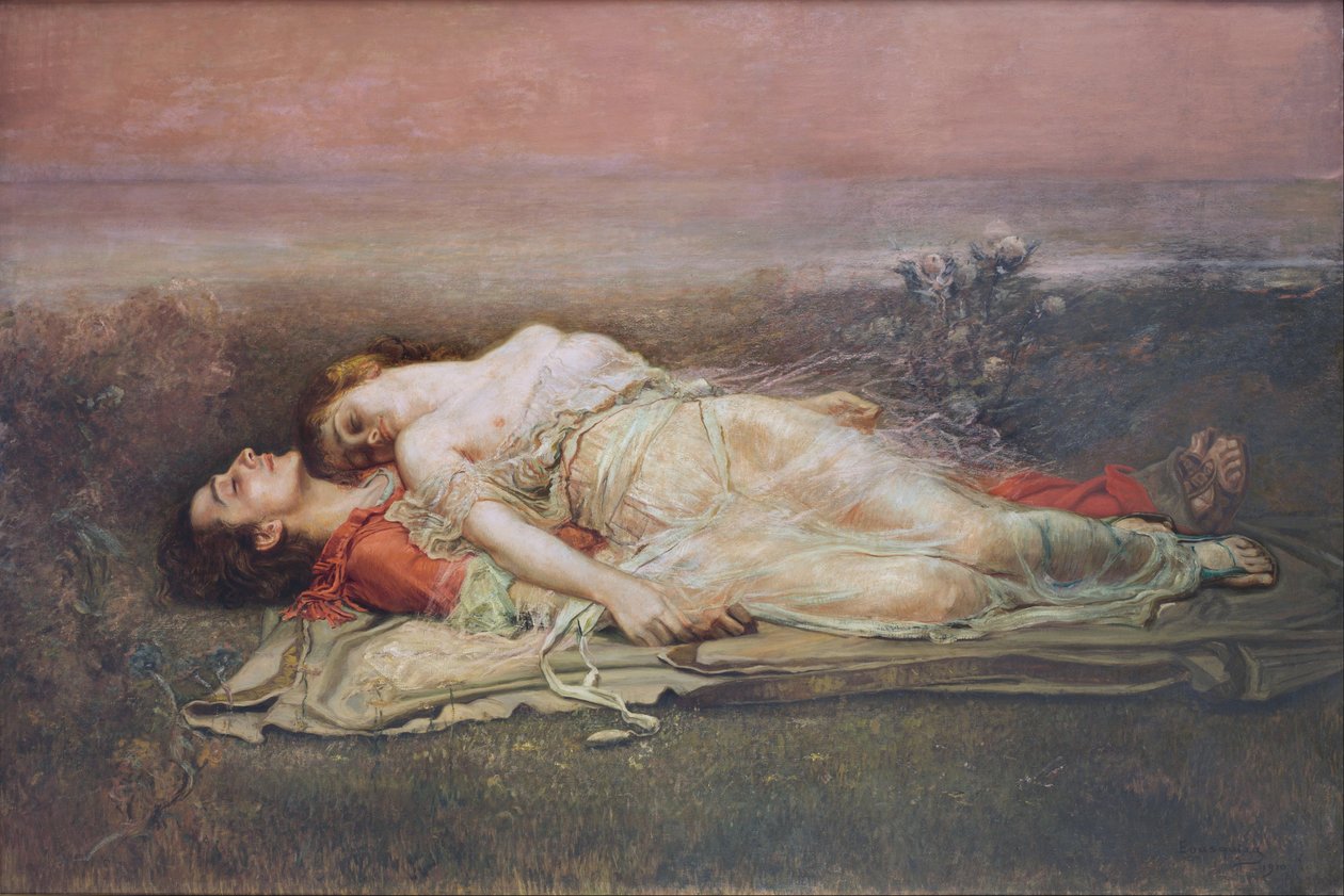 Tristano e Isotta (Morte) da Rogelio de Egusquiza