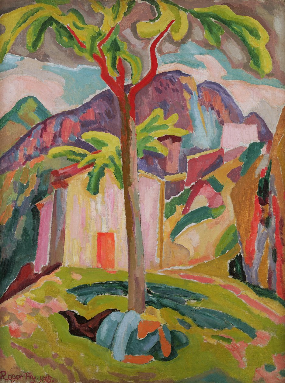 Figura che riposa sotto un albero, St. Agnes, 1915 da Roger Eliot Fry