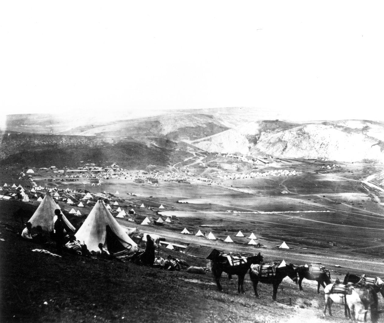 Accampamento alleato, Crimea, c.1855 da Roger Fenton