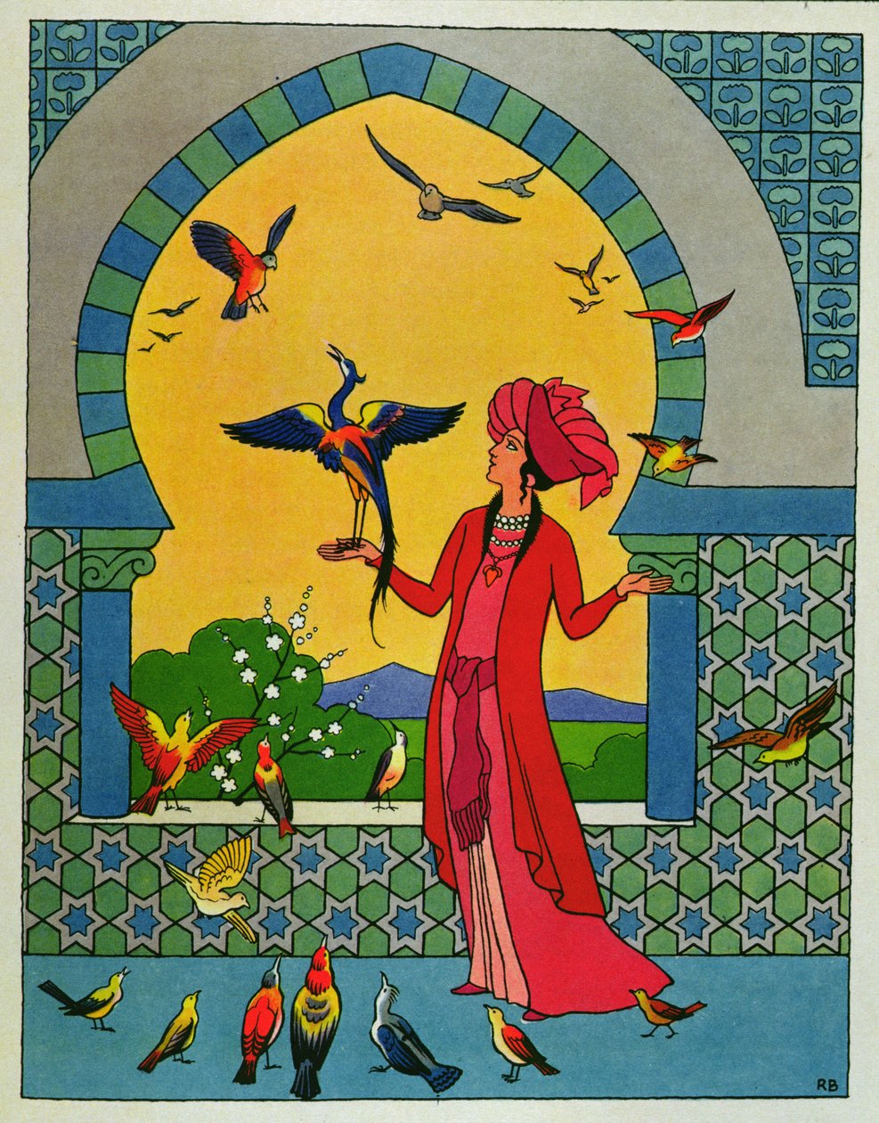 La principessa che consulta l