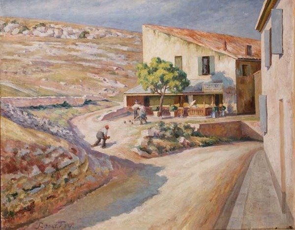 Una Partita di Bocce, c.1920 da Roger Eliot Fry