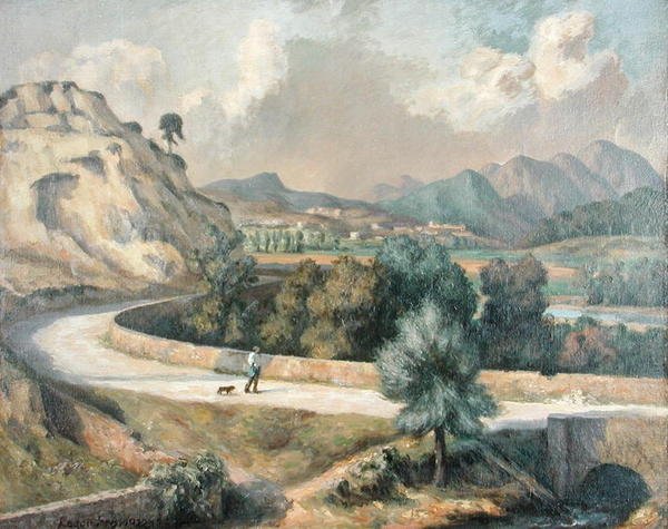 Paesaggio italiano, c.1922-25 da Roger Eliot Fry