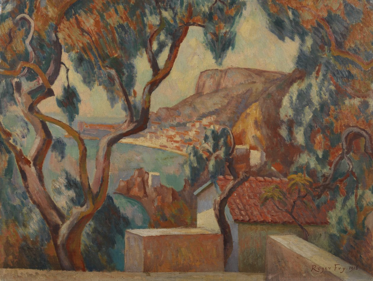 Veduta della Costa Azzurra, Mentone, 1916 da Roger Eliot Fry