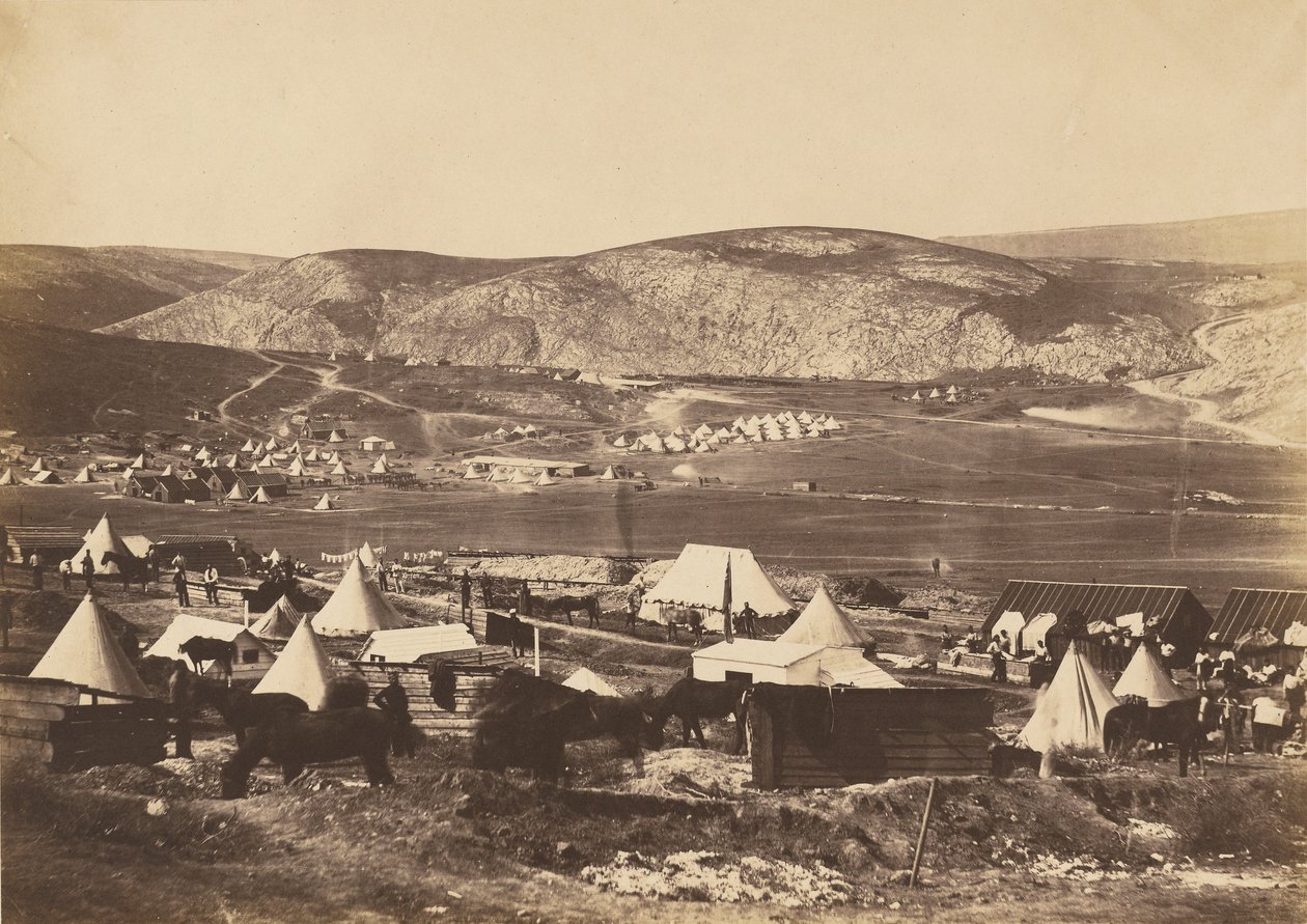 Accampamento del 5º reggimento delle Guardie dragoni da Roger Fenton