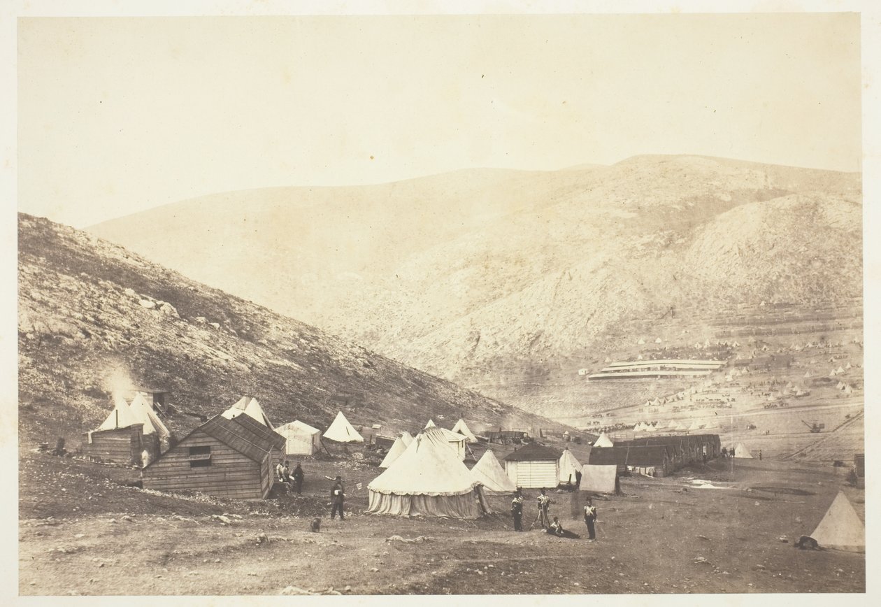 Accampamento del 71º reggimento da Roger Fenton