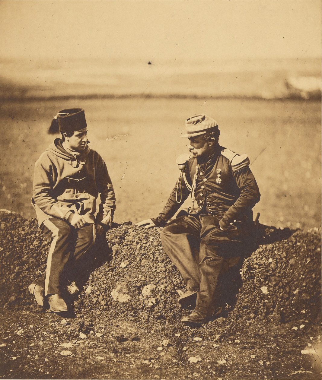 Generale Cisse e Ufficiale di Stato Maggiore. da Roger Fenton