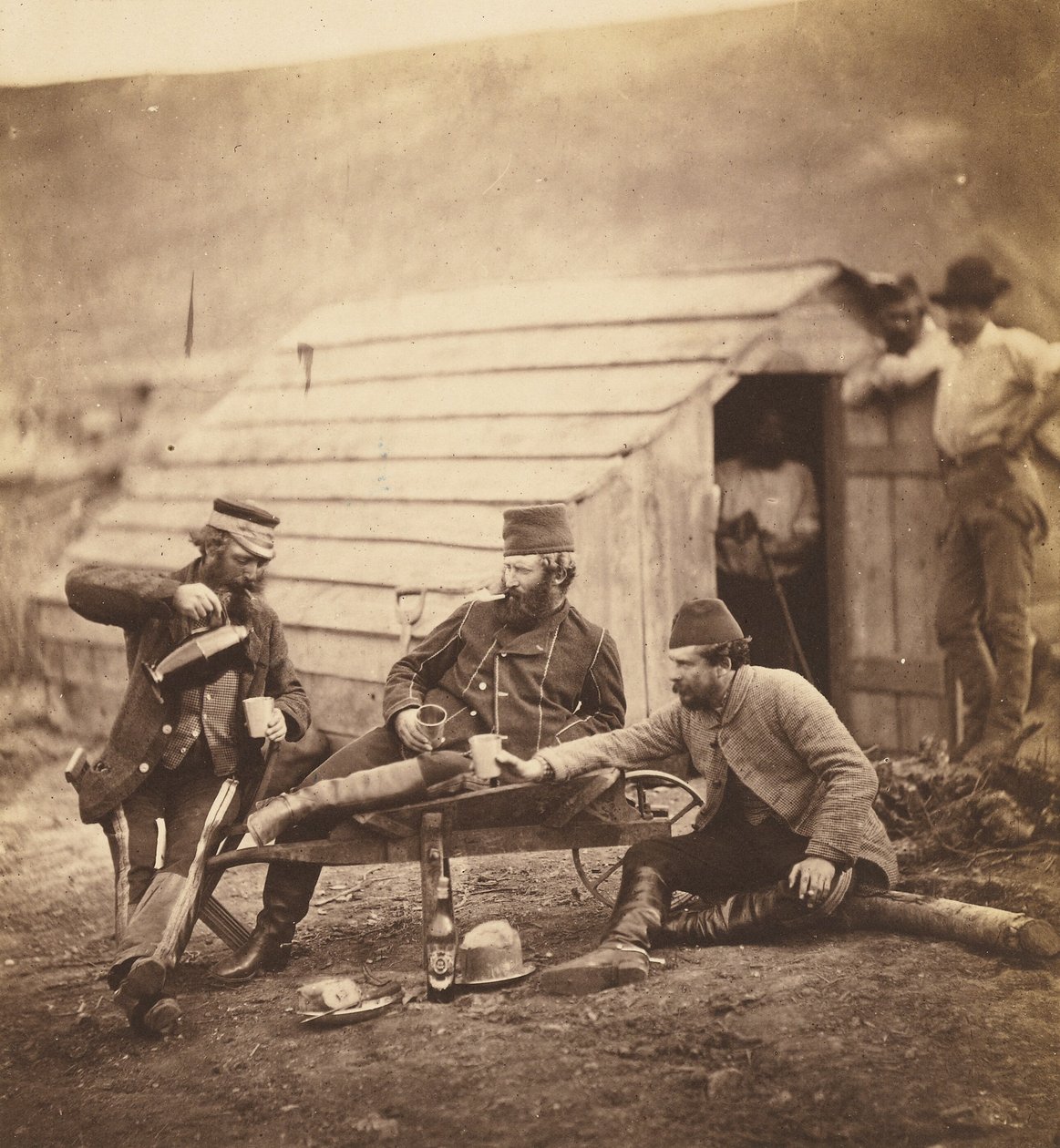 Difficoltà nel campo da Roger Fenton