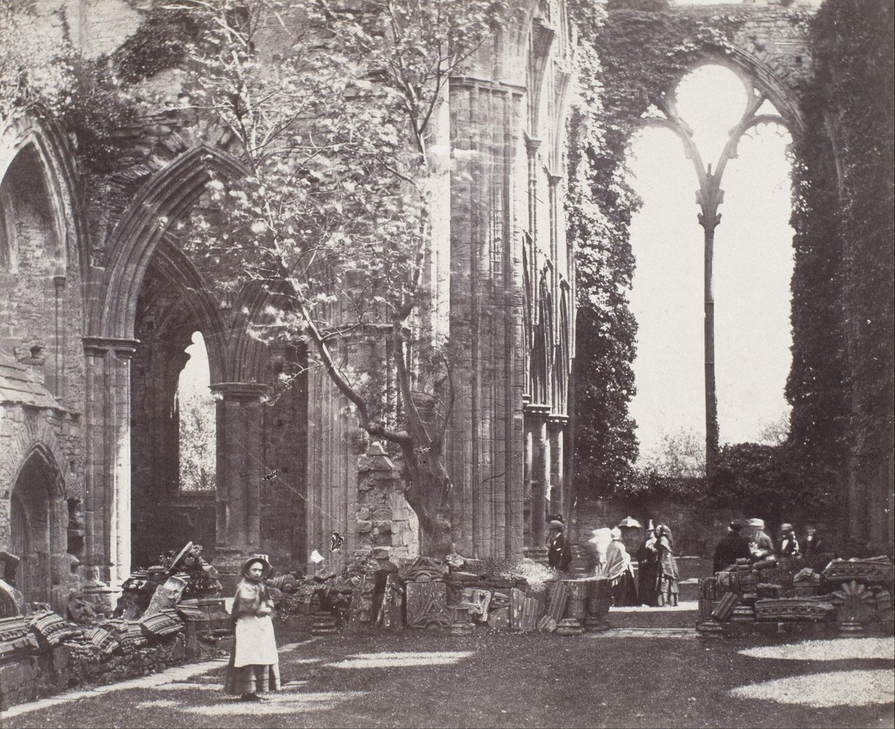Interni: Abbazia di Tintern da Roger Fenton