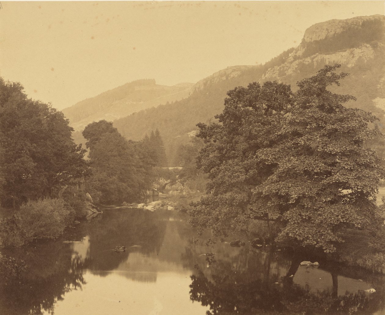 [Paesaggio con fiume] da Roger Fenton