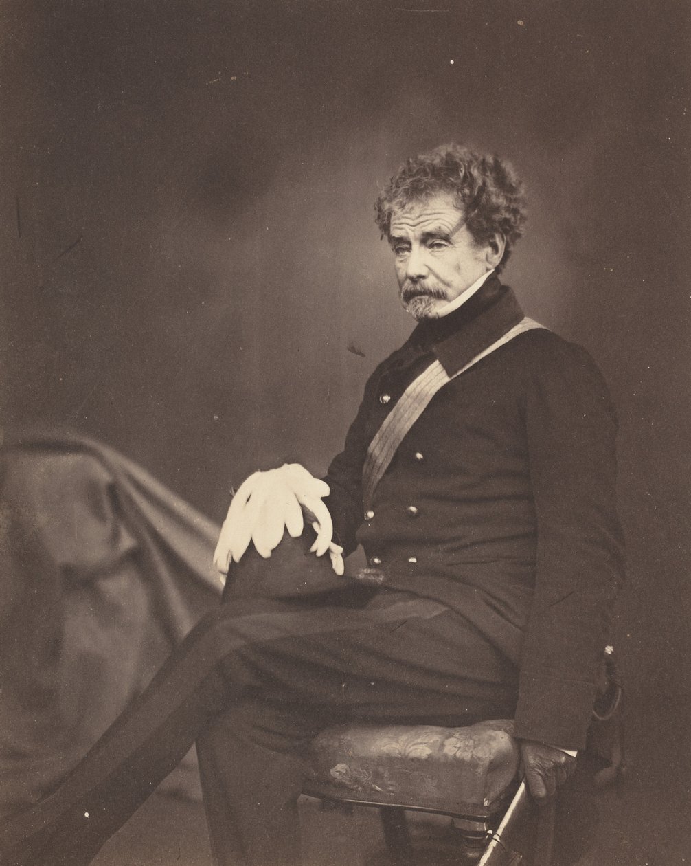 Tenente generale Sir Colin Campbell, G.C.B., 1855 (foto) da Roger Fenton