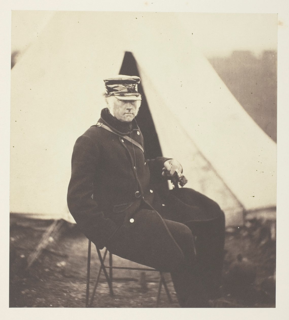 Tenente generale Sir W.J. Codrington, K.C.B. da Roger Fenton