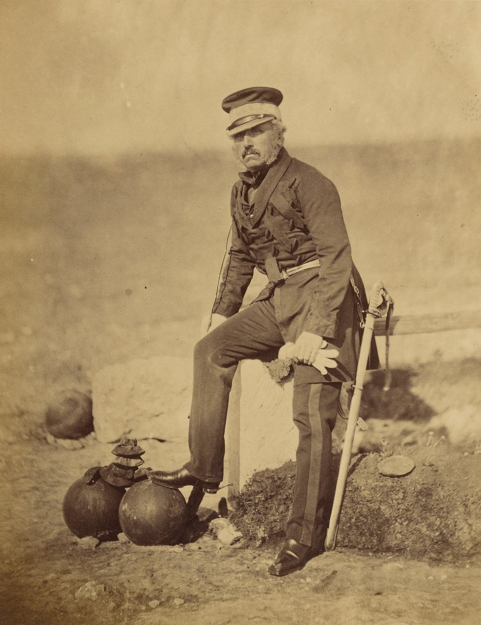 Tenente generale Barnard, C.B. da Roger Fenton