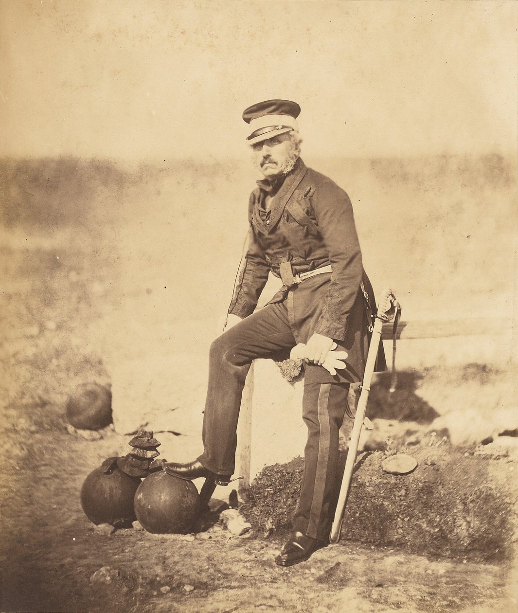 Tenente generale Barnard, C.B. da Roger Fenton
