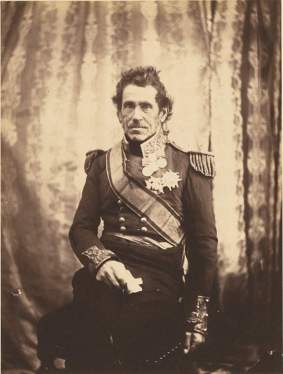 Tenente generale Sir De Lacy Evans, G.C.B. da Roger Fenton