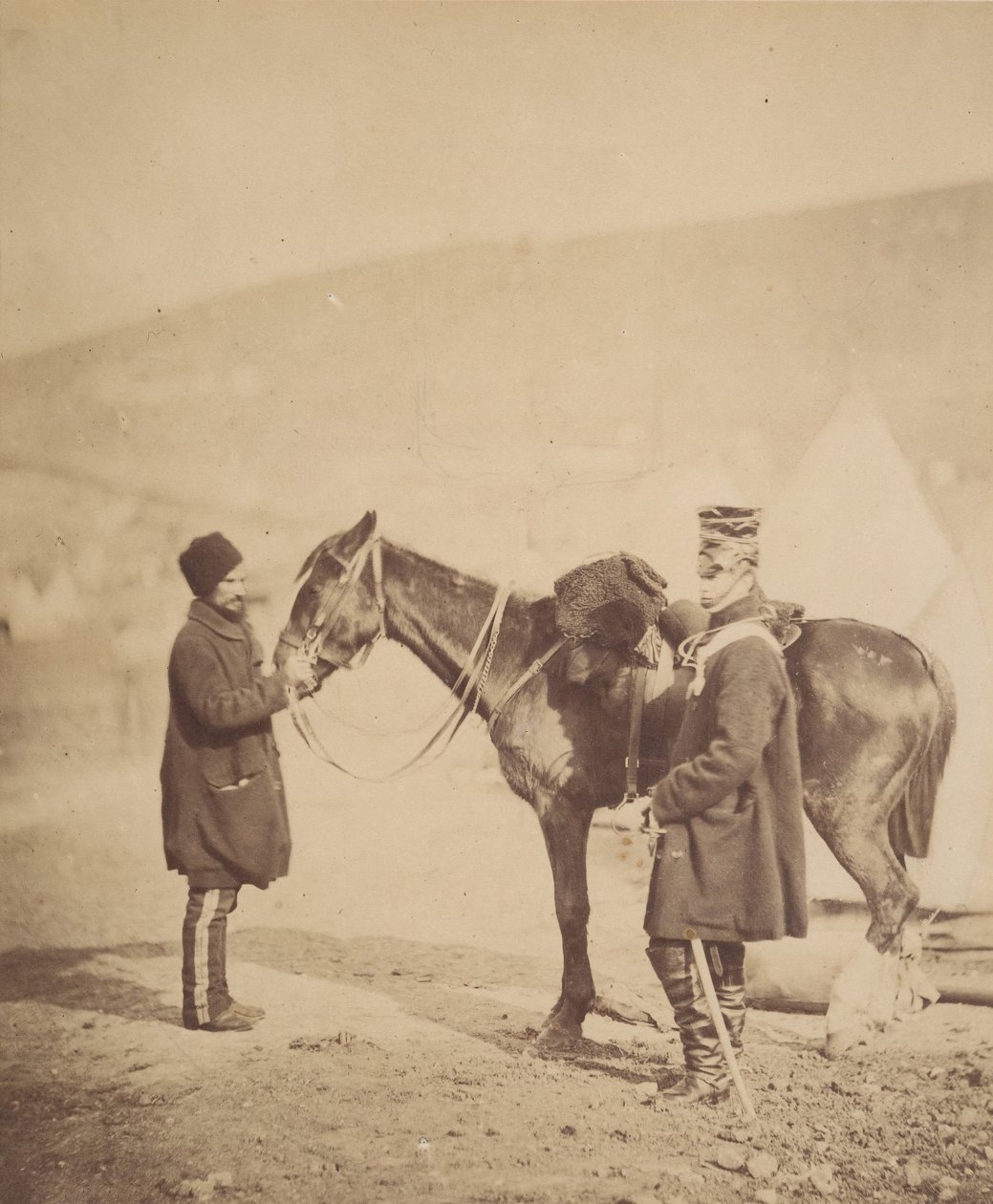 Maggior Generale A. H. King, 1855 da Roger Fenton