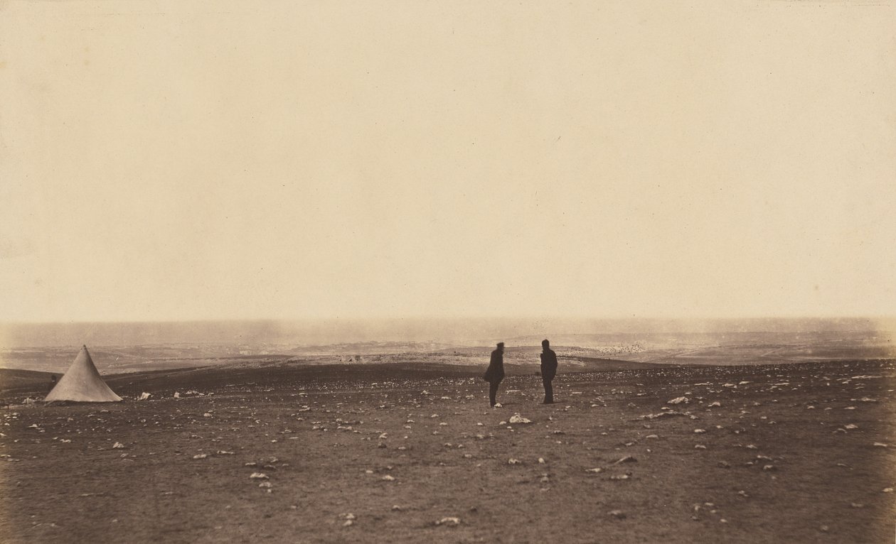 Agenti nella vedetta di Cathcarts Hill da Roger Fenton