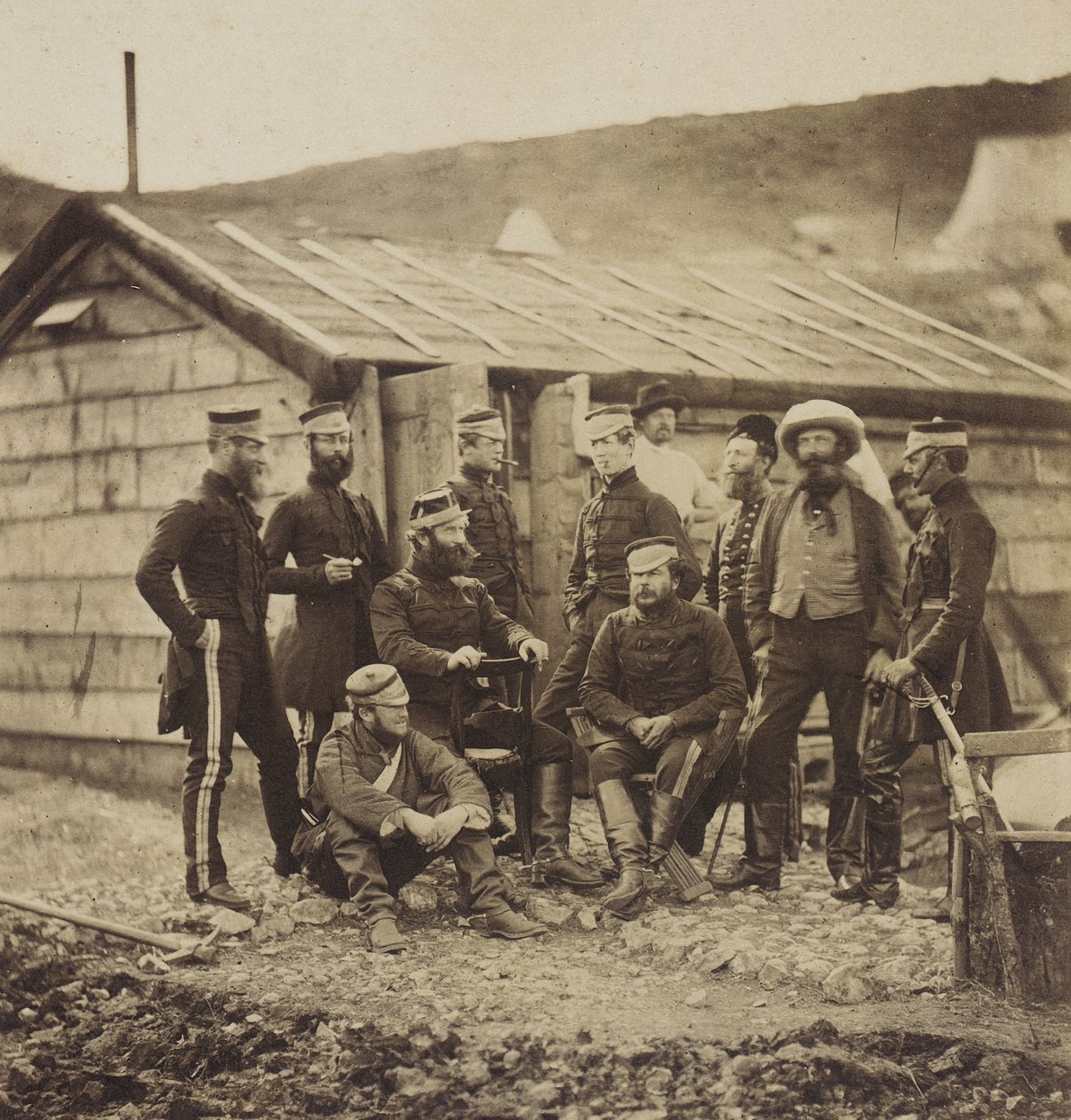 Ufficiali del 4º Reggimento dragoni leggeri da Roger Fenton