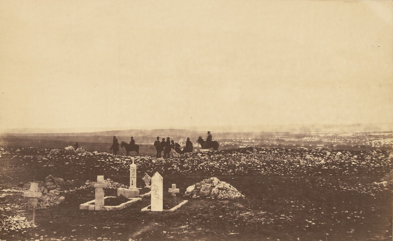 Agenti di guardia alla collina di Cathcarts da Roger Fenton