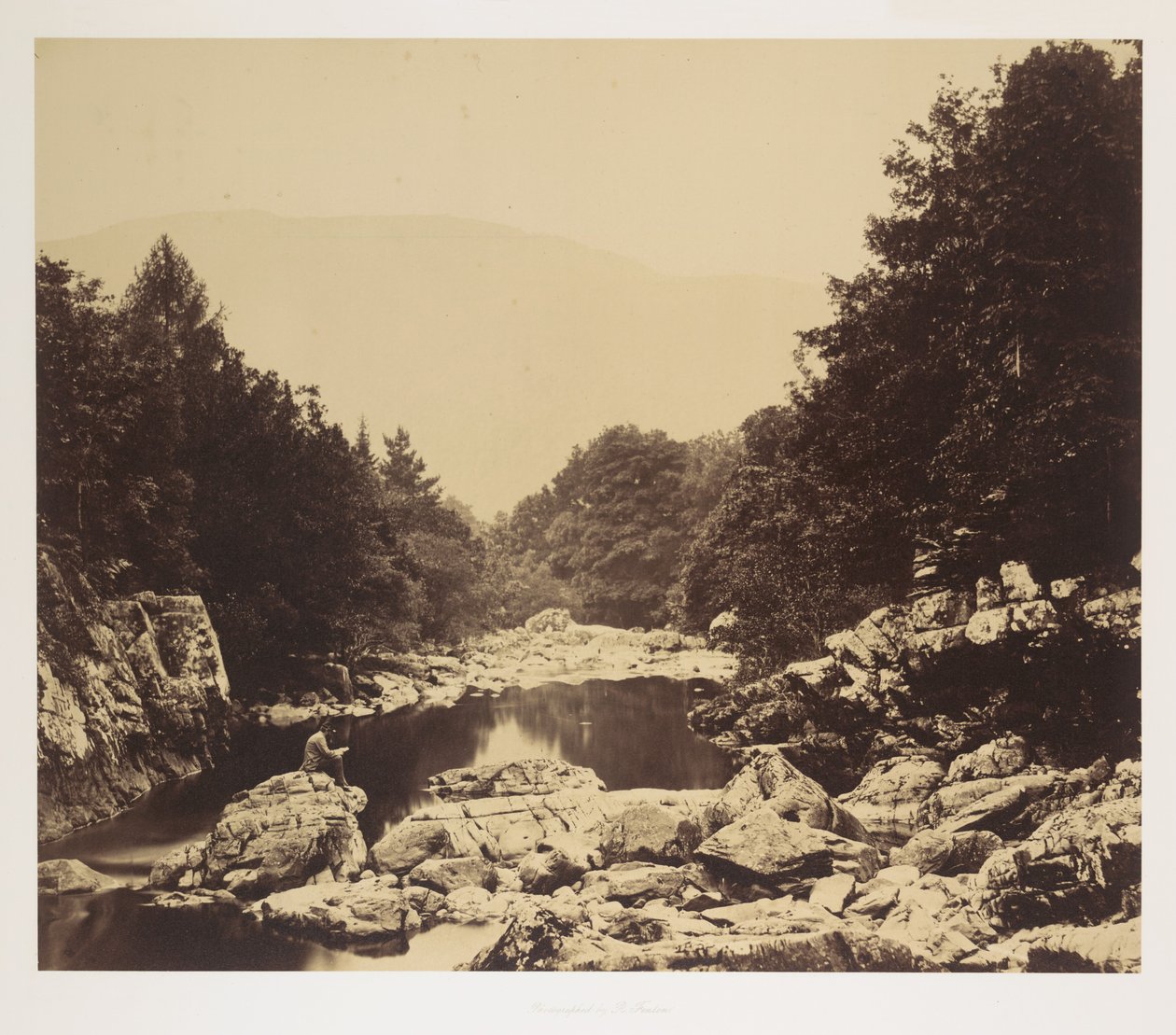 Sul Llugwy, vicino a Bettws-y-Coed da Roger Fenton
