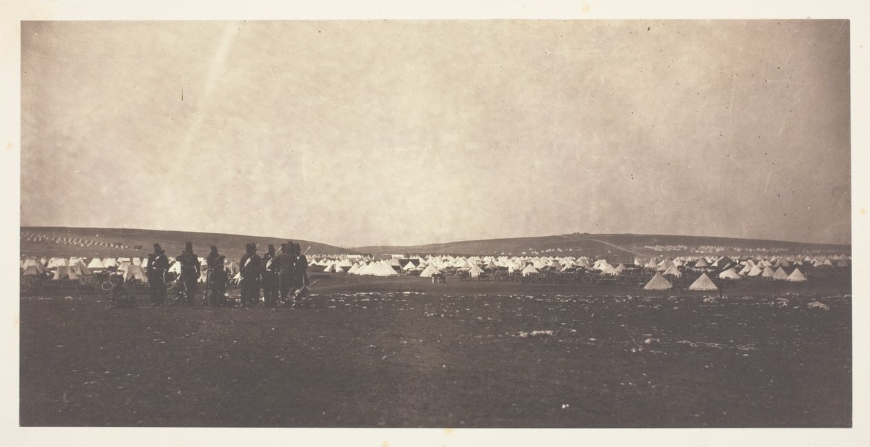 Casa Picquet, collina di Cathcart, dal quartiere del generale Bosquet da Roger Fenton