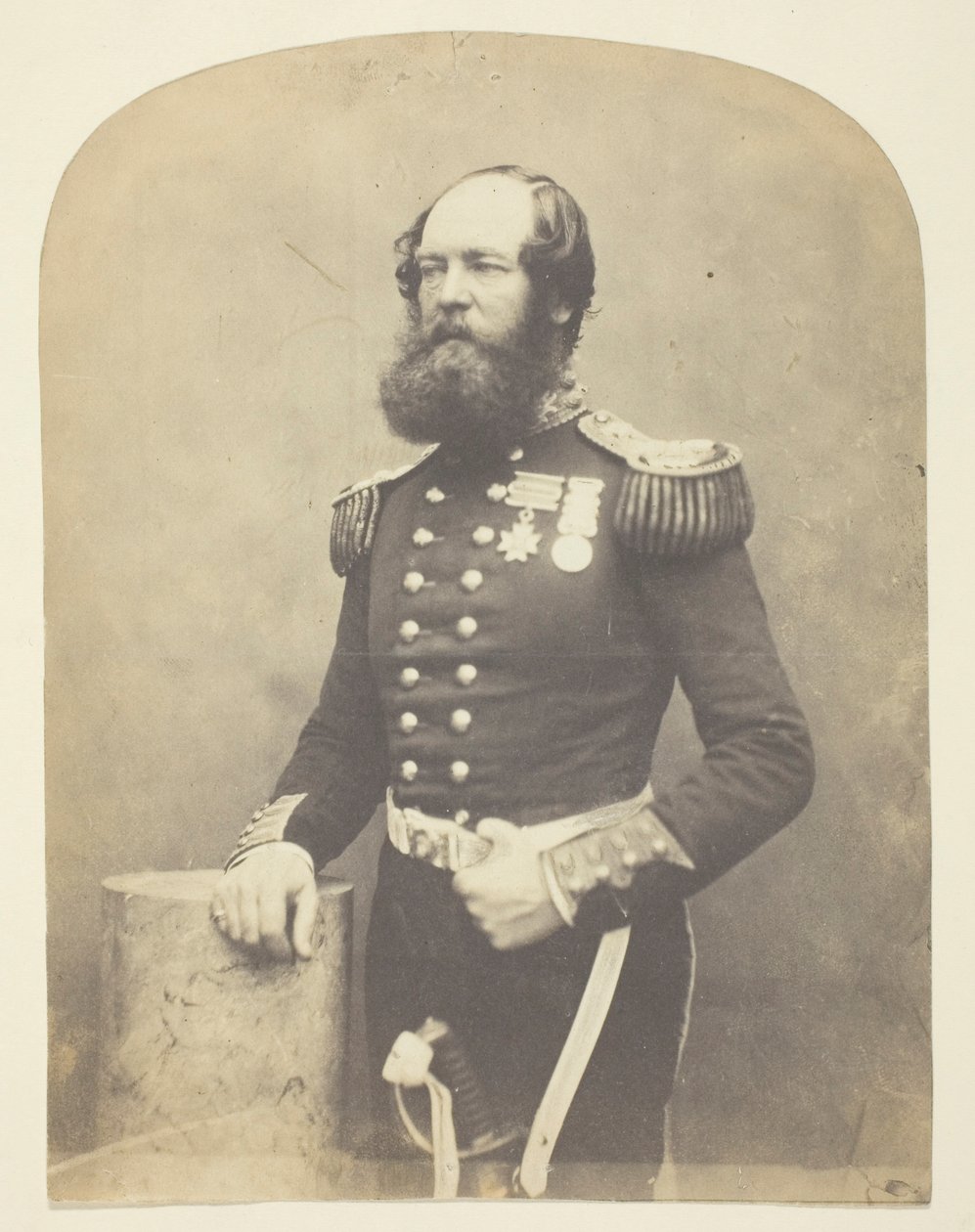 Robert Brownrigg, fotografato in Crimea da Roger Fenton