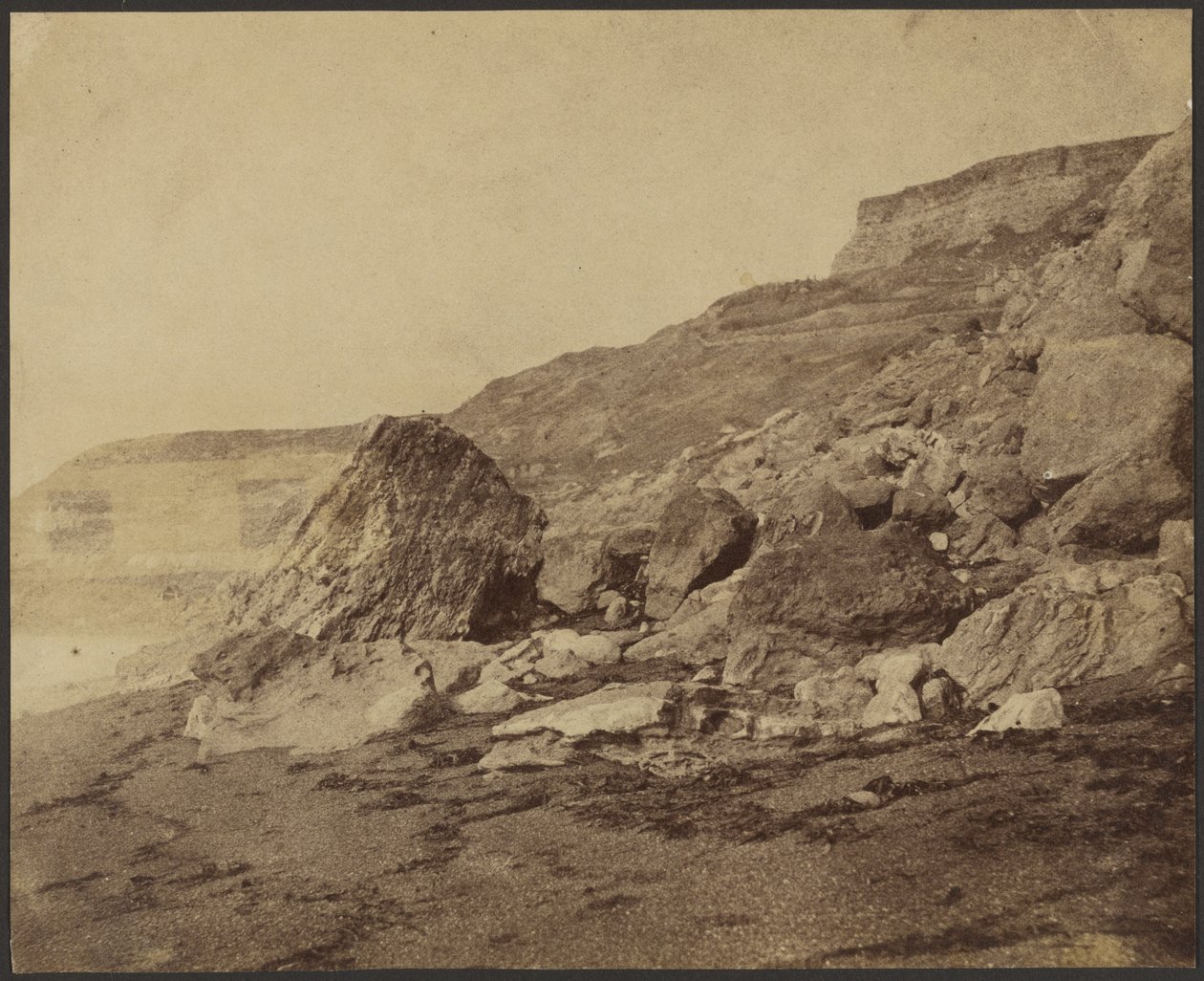 Rocken End (guardando a ovest), Isola di Wight da Roger Fenton