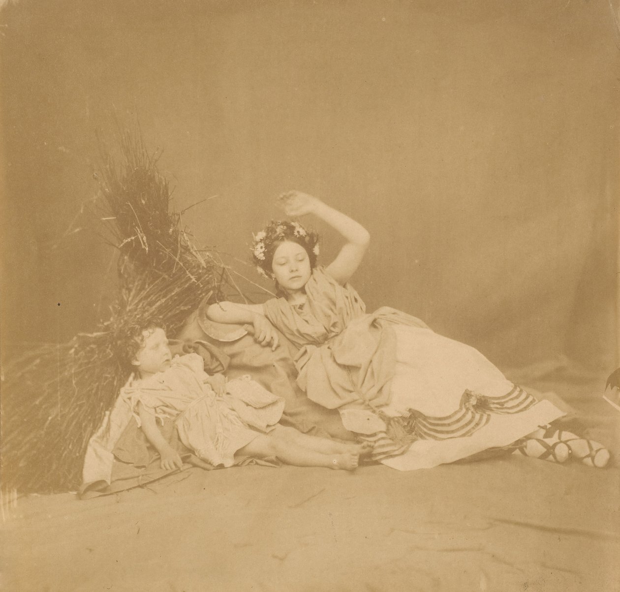 Bambini Reali nel Tableau delle Stagioni, 1854 da Roger Fenton