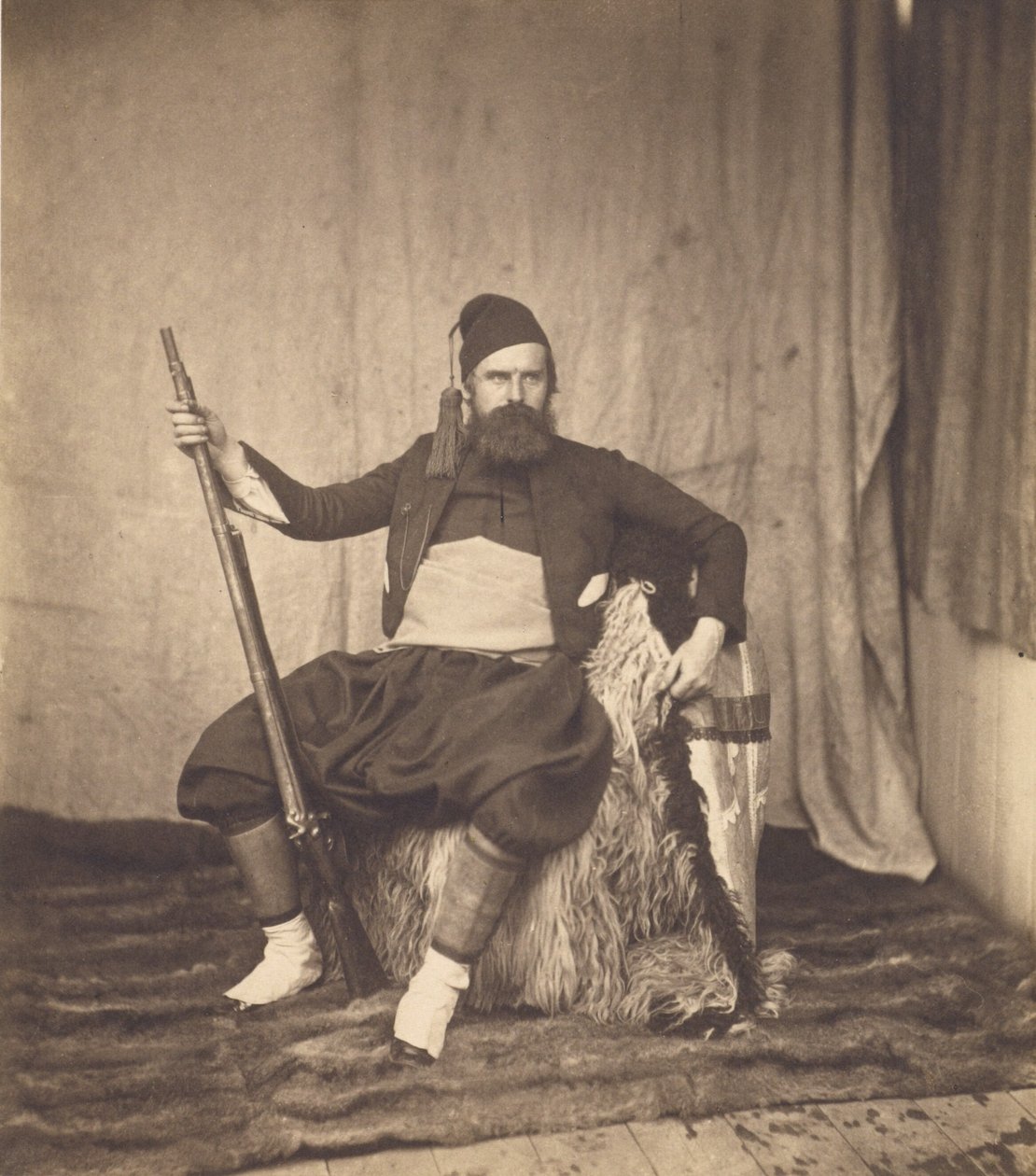 Autoritratto in uniforme da zuavo da Roger Fenton
