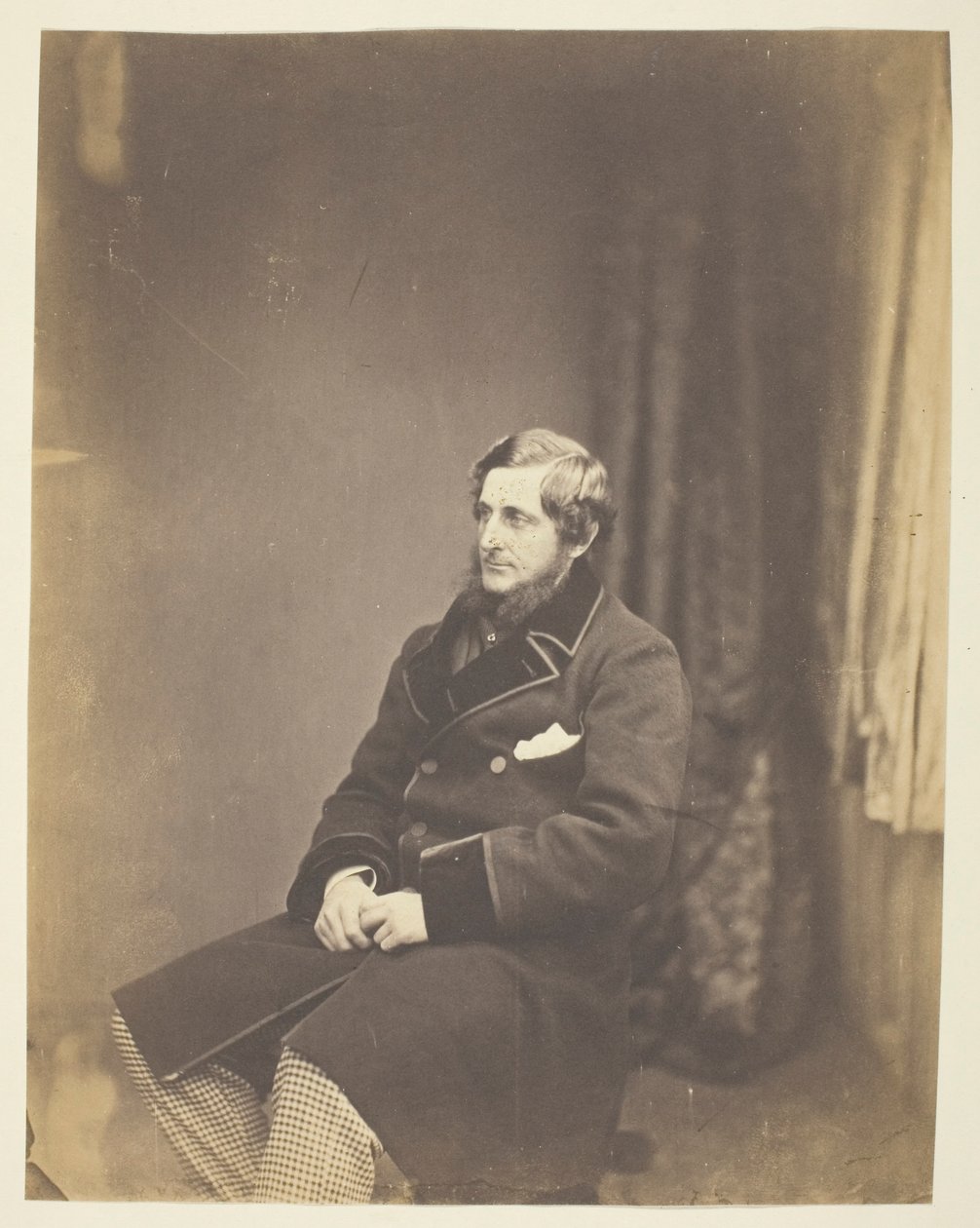 Sir J. Montagu Steele (1820-1890), segretario militare, Crimea da Roger Fenton