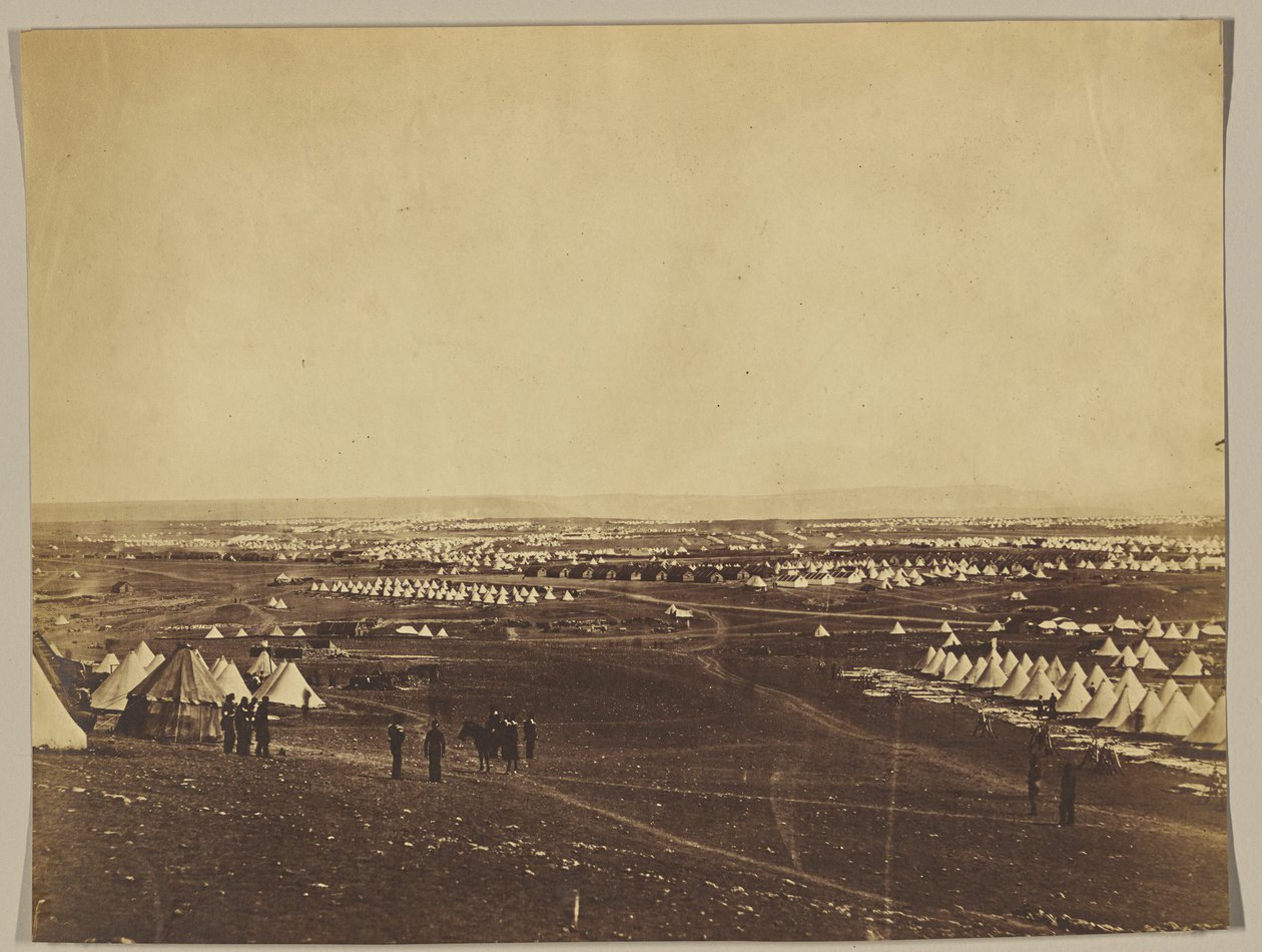 Il campo alleato prima di Sebastopoli da Roger Fenton