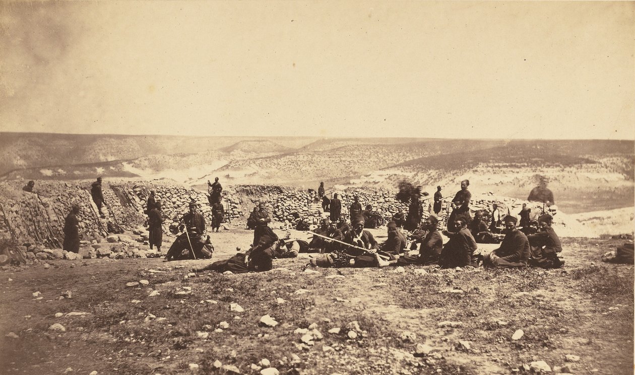 La ridotta francese di Inkermann da Roger Fenton