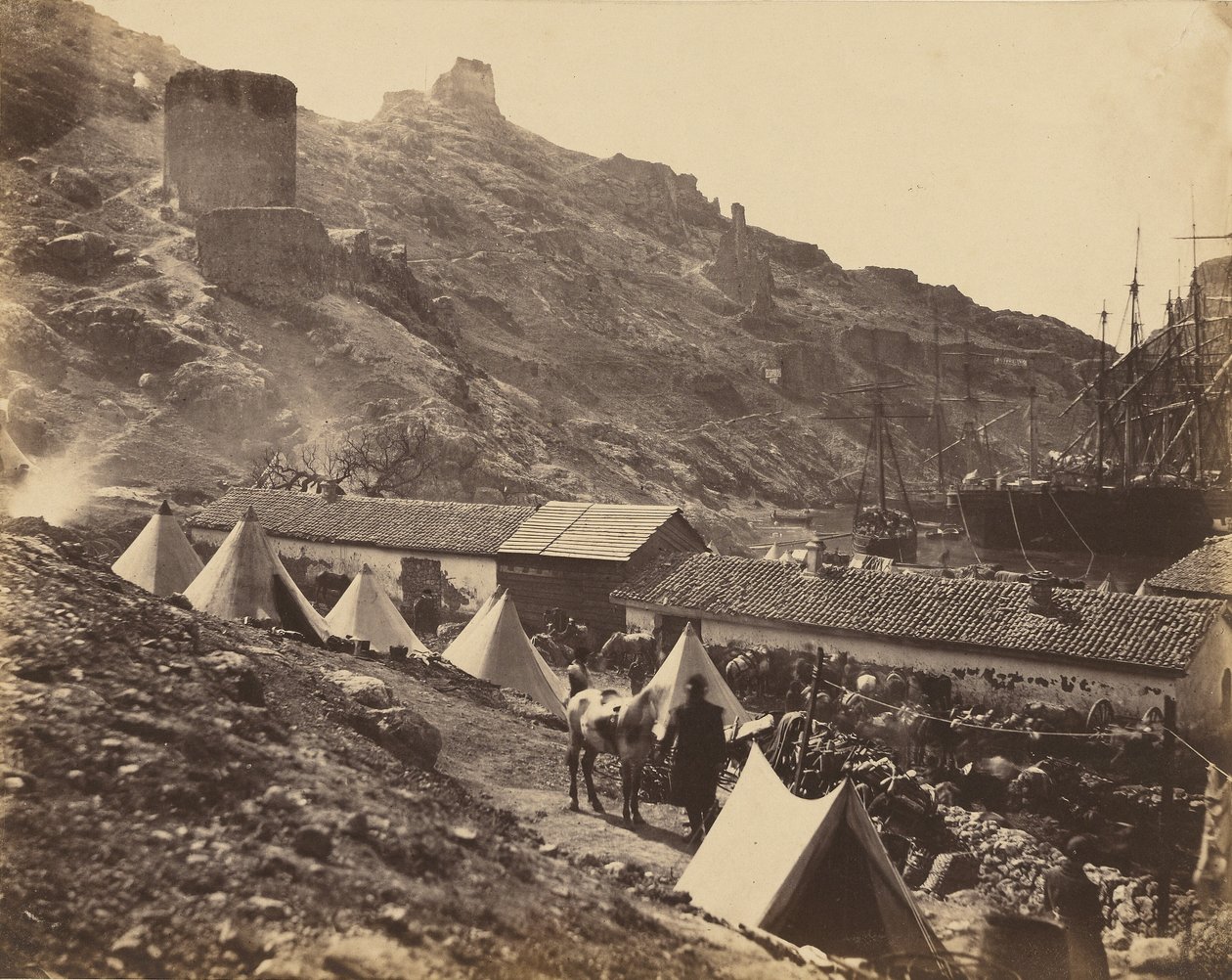 Il castello genovese, Balaklava da Roger Fenton
