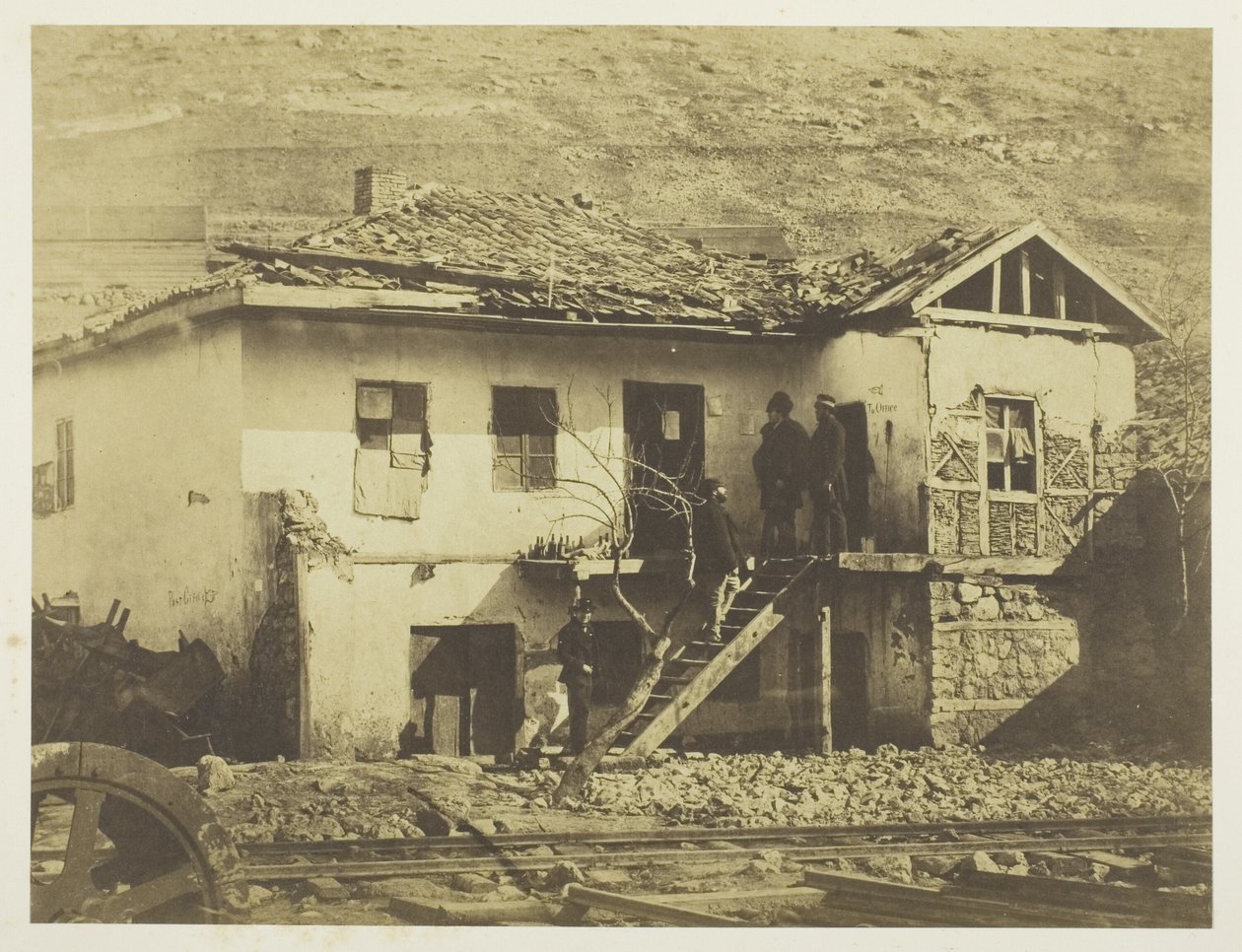 Il vecchio ufficio postale, Balaklava da Roger Fenton