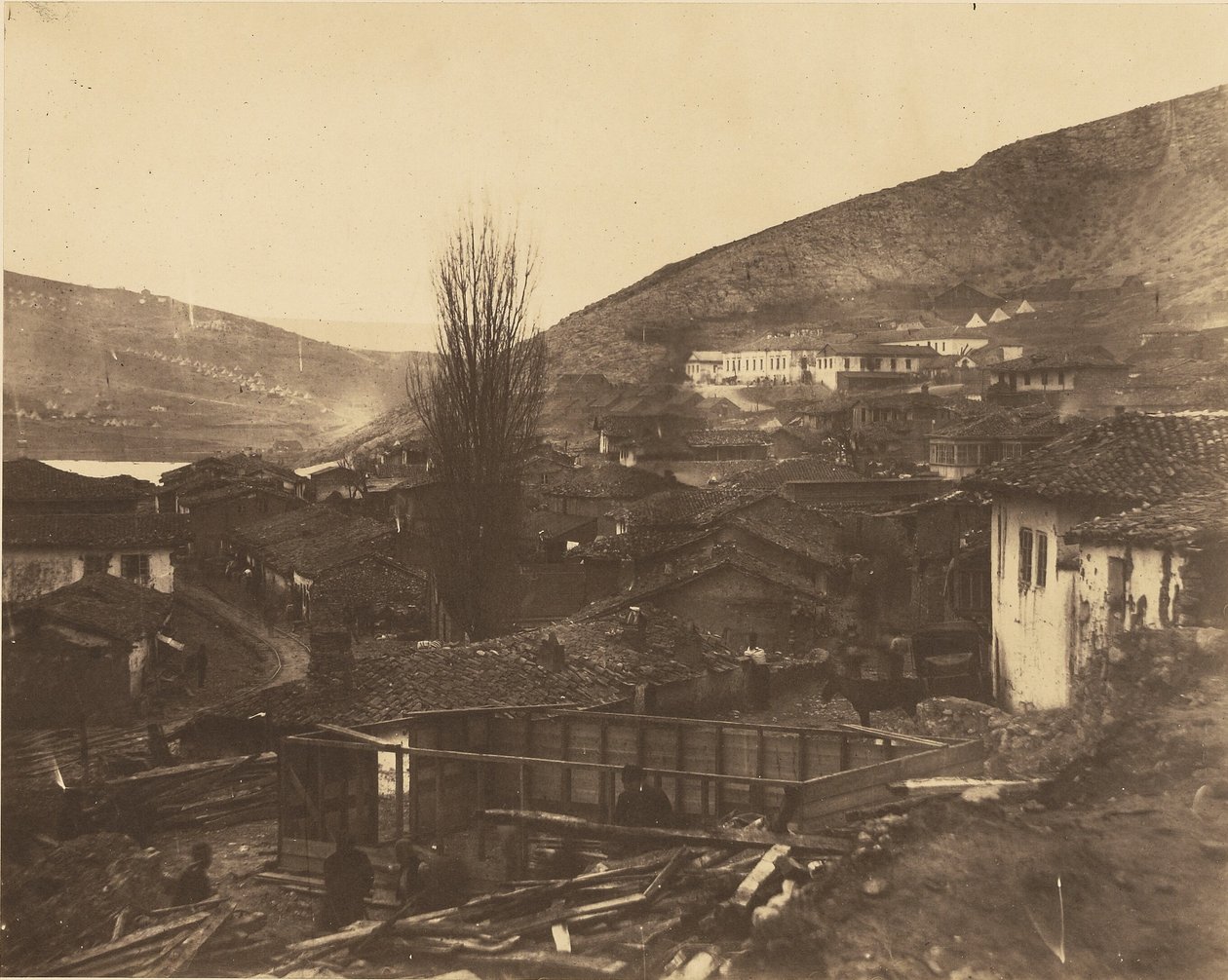 La strada ferrata di Balaklava da Roger Fenton