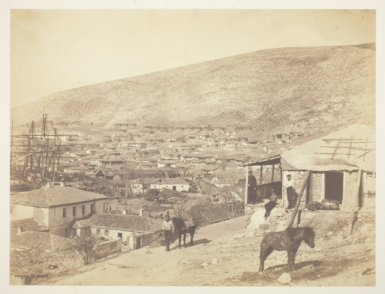 La città di Balaklava da Roger Fenton