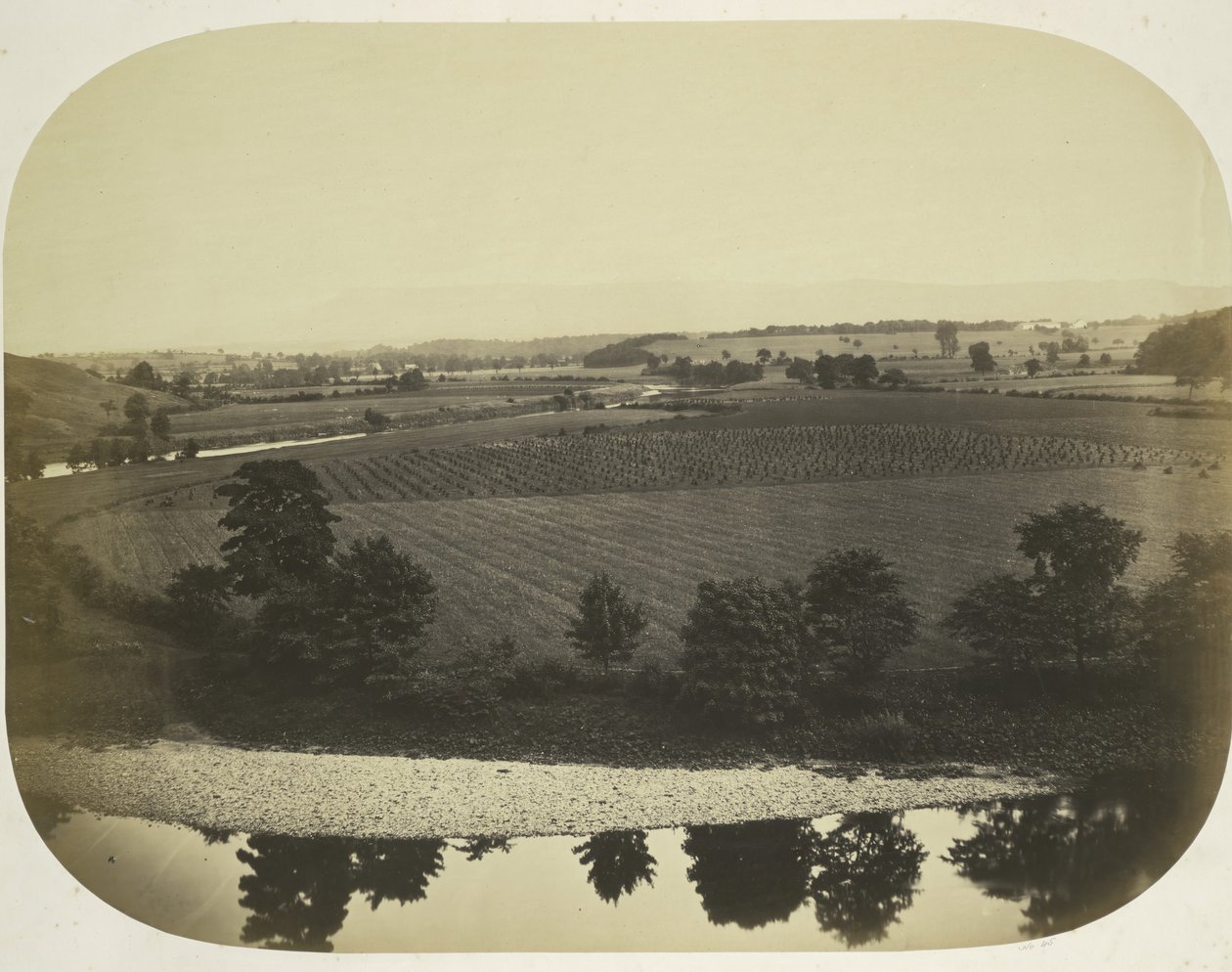 Valle del Ribble e Pendle Hill, 1859 da Roger Fenton