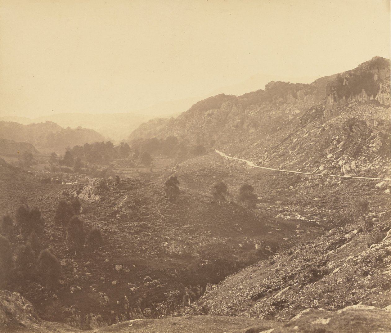 Veduta di Dolwyddellan: pomeriggio. da Roger Fenton