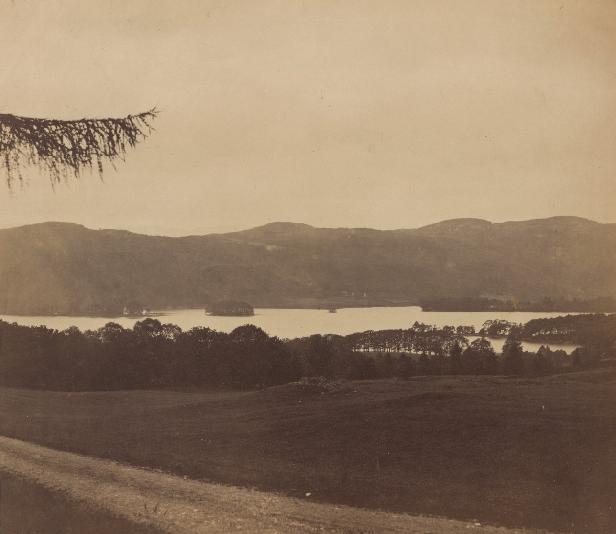 Windermere, anni 1850 (foto) da Roger Fenton
