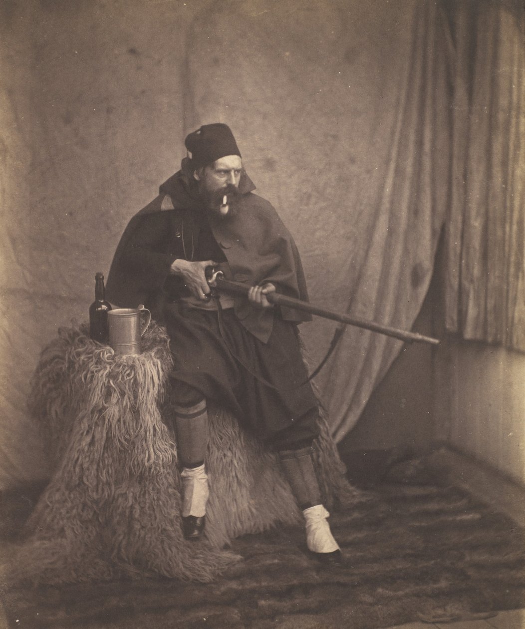 Zouave, 2ª Divisione, 1855 da Roger Fenton