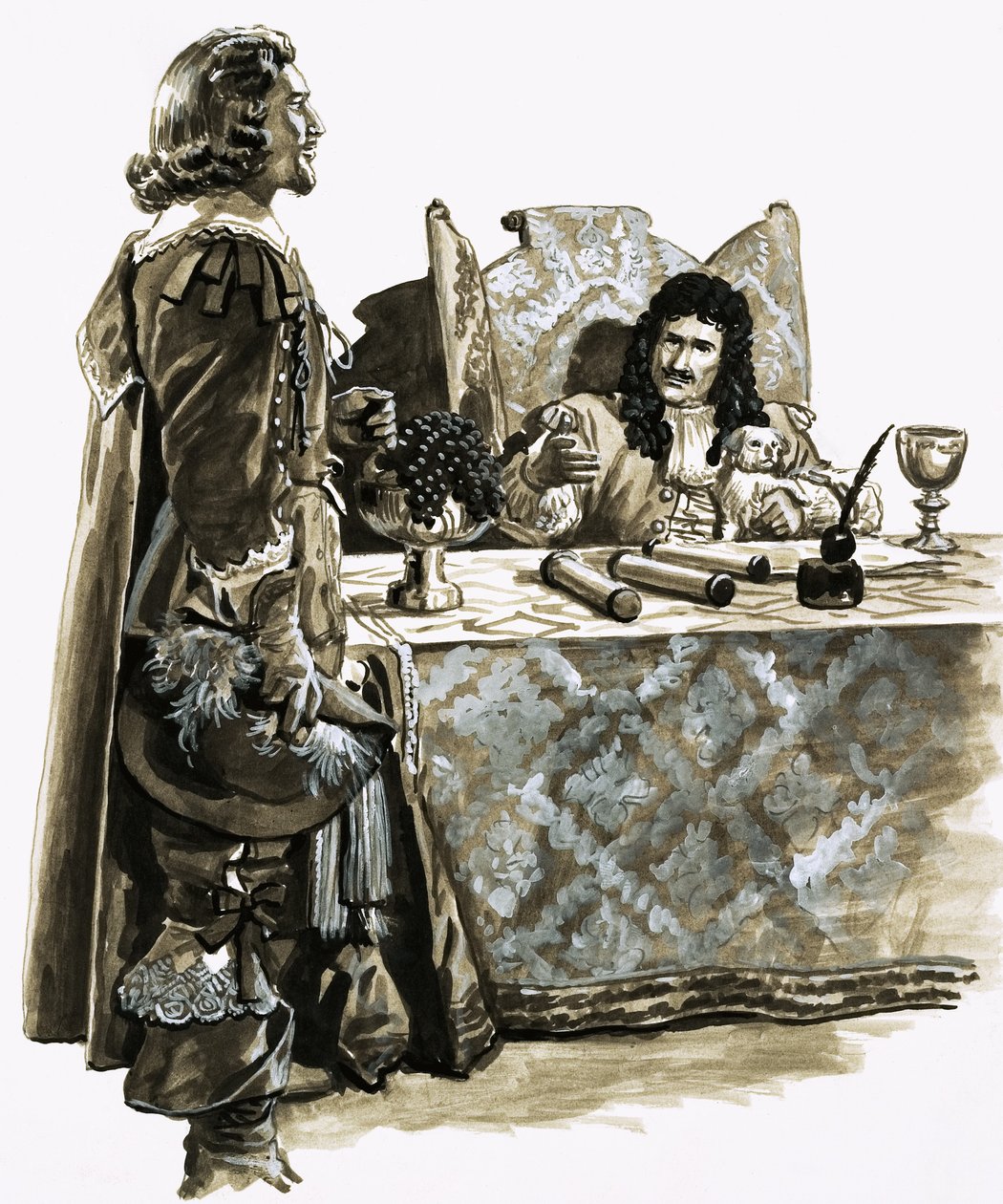 Alla ricerca di un tesoro sepolto: William Phips riceve un incarico reale da Carlo II da Roger Payne