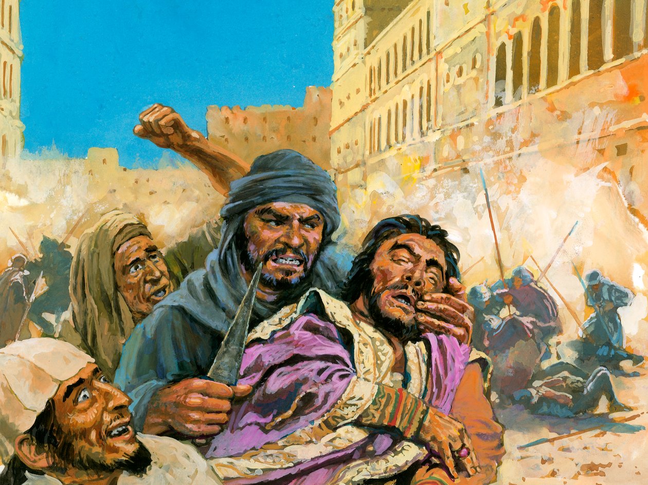 Quando Bomilcare cercò di impadronirsi del potere reale, il popolo si sollevò contro di lui da Roger Payne