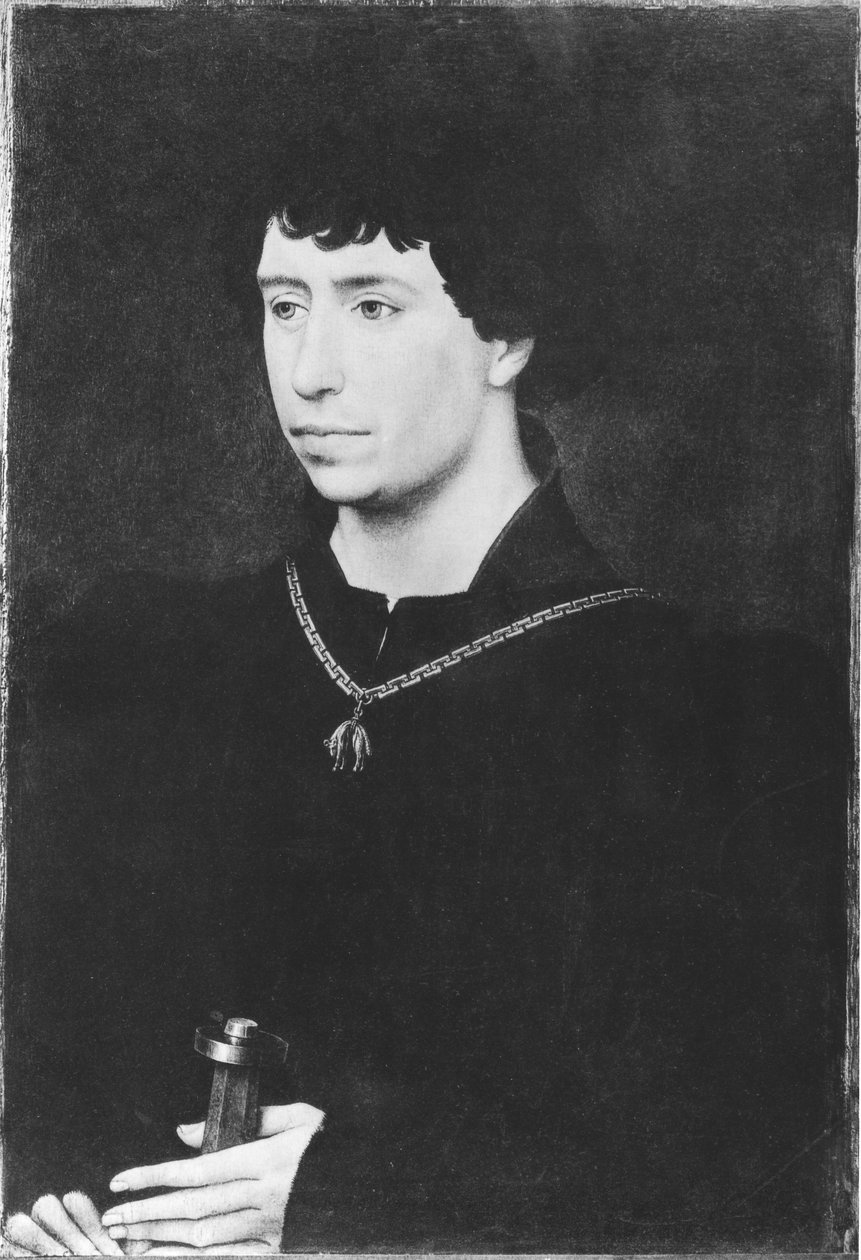 Ritratto di Carlo il Temerario (1433-77) ultimo Duca di Borgogna da Rogier van der Weyden