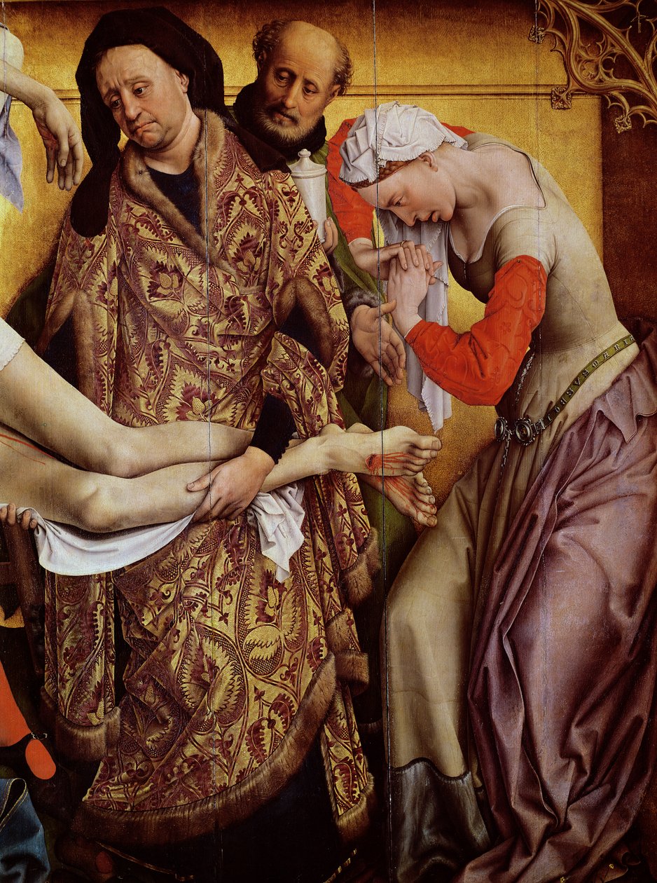 La deposizione dalla croce (dettaglio) da Rogier van der Weyden